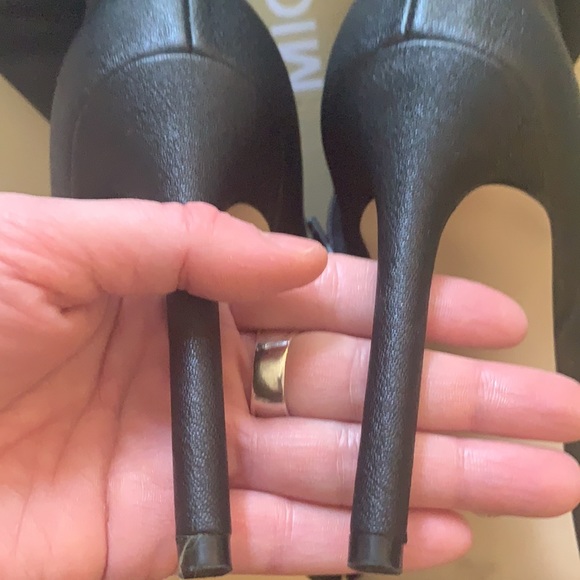 Worn Once MK Black Boots Size 7.5 - Picture 7 of 12